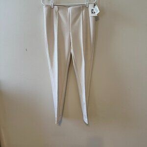Anne Klein Women's White Pull-On Straight Leg Pants Size M (RN54050)